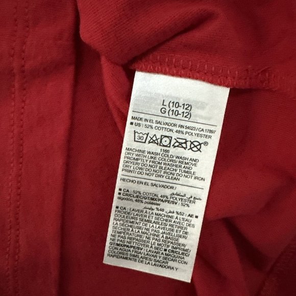 Old Navy boys Sponge Bob Dear Santa Tee L 10/12 NWT Red short sleeve - Picture 6 of 8